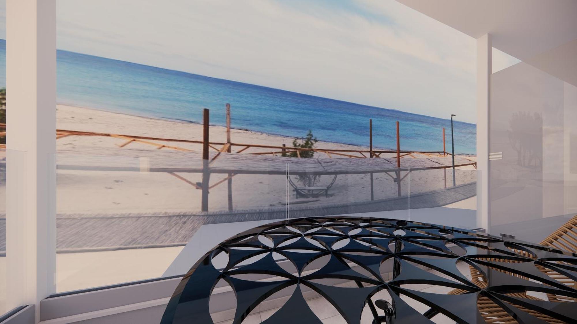 Panorama Seaside Apartment มัสติคารี ภายนอก รูปภาพ